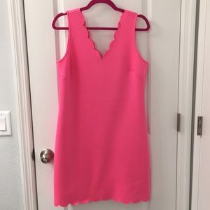 Lilly Pulitzer Shift Dress Scalloped Hem